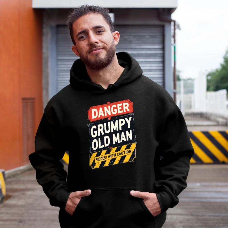 

Danger Grumpy Old Man Adult Hoodies, Printed Fathers Day Danger Grumpy Old Man Men Women Hoody, Fathers Day Gift Unisex Hoodies