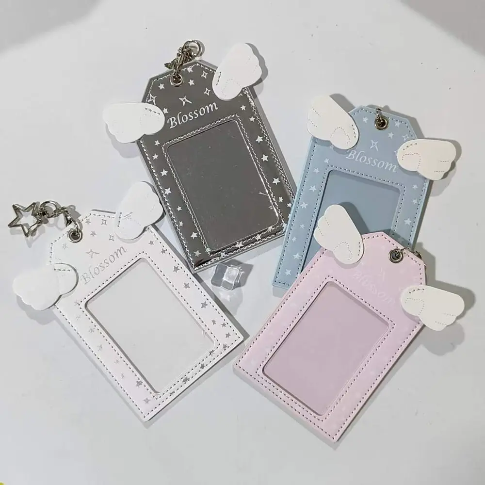 New 3-inch Photo Storage Photocard Case Angel Wings Multifunctional Photocard Holder Card Case
