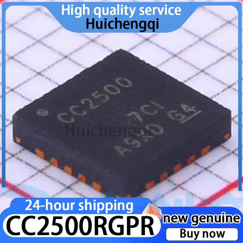 2PCS Original Genuine CC2500RGPR QFN-20 2.4GHz RF Wireless Transceiver Chip