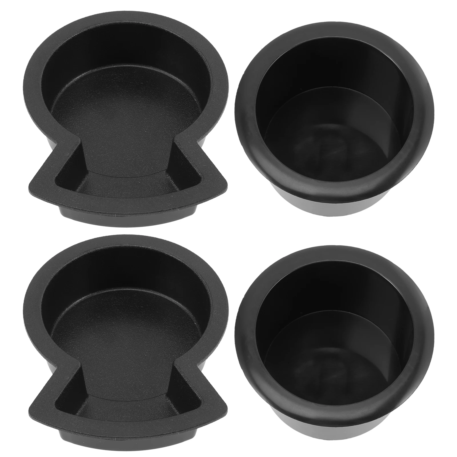 

4pcs Inserts Durable Plastic for Car Boat RV Truck Console Smooth Surface Cup Holder Inserts For Car For Smaller Cups Easy