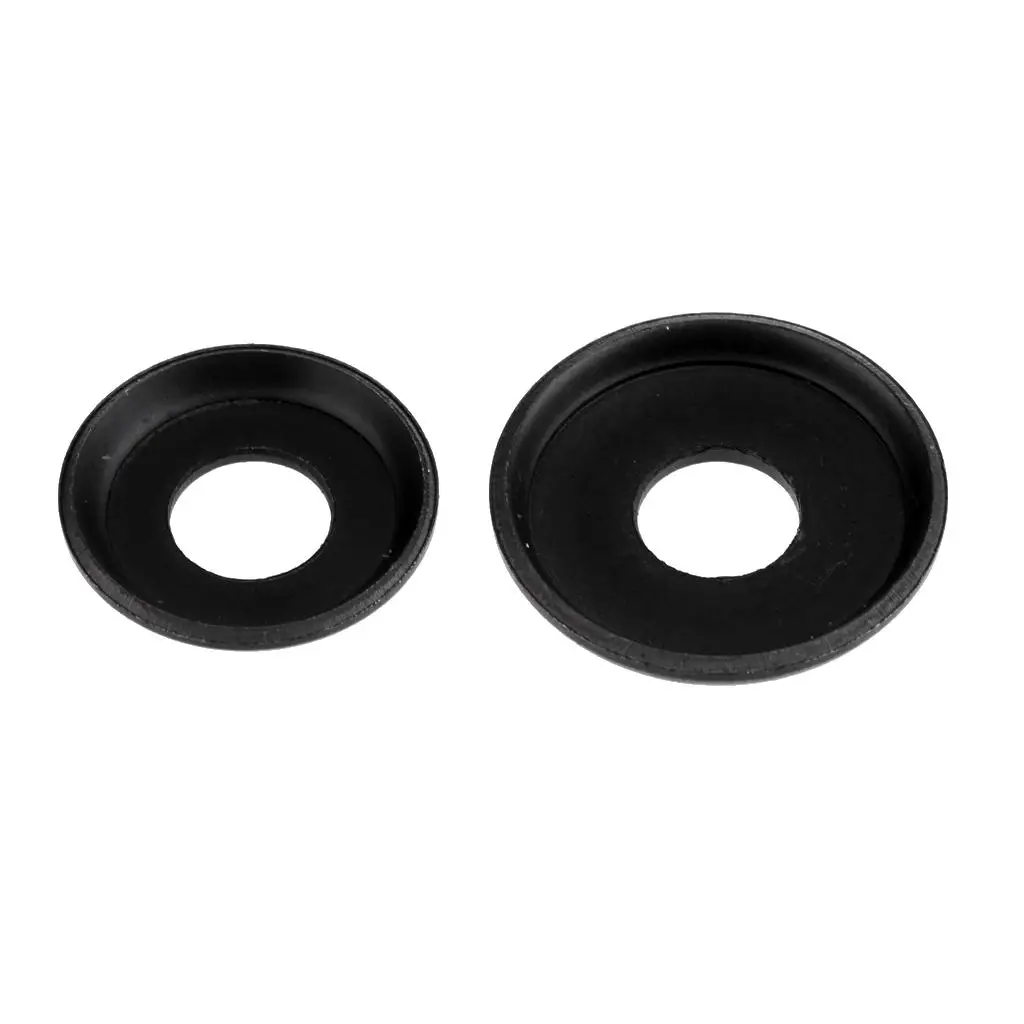 8 Pieces Thickened Replacement LONGBOARD / SKATEBOARD Truck WASHERS - Black