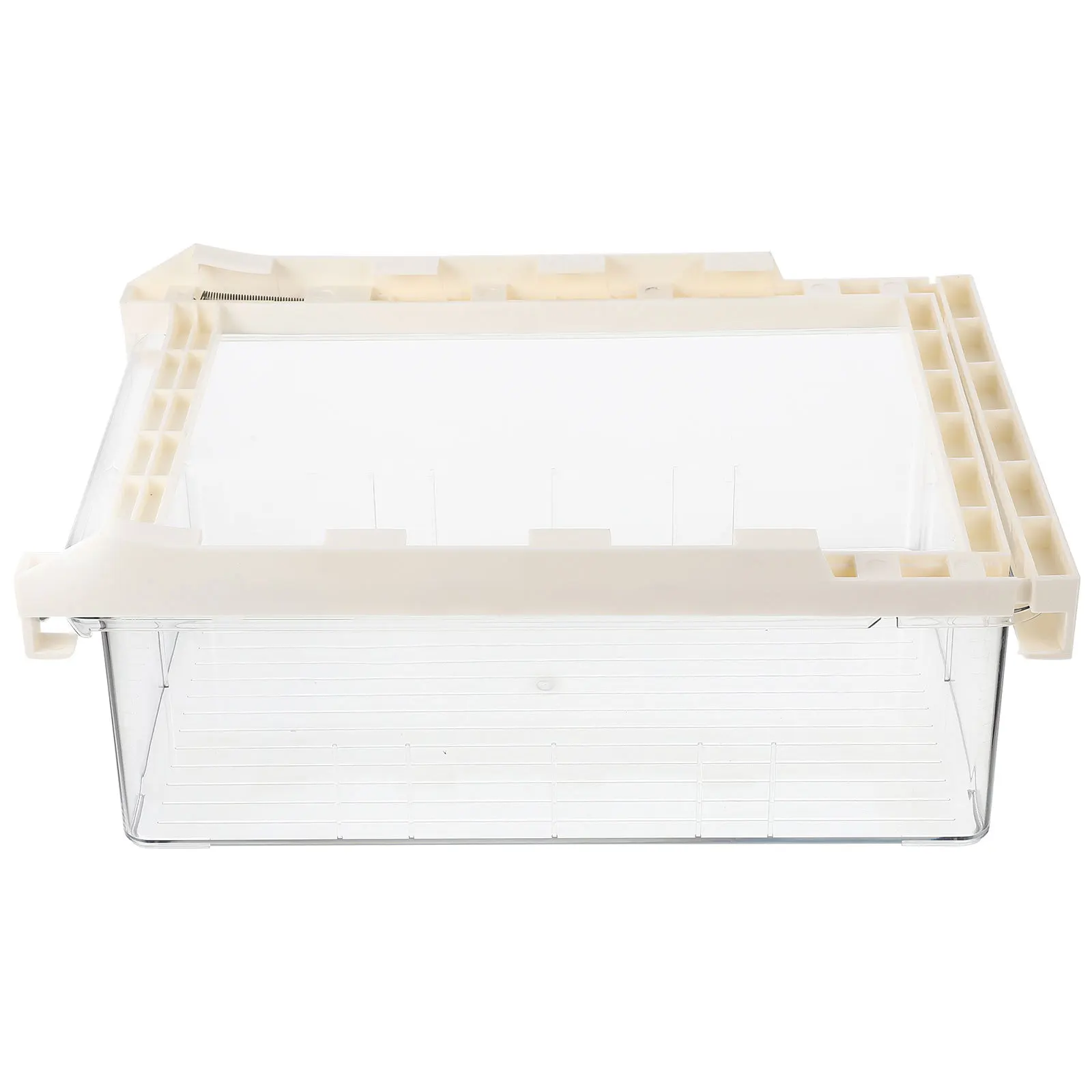 

Refrigerator Food Storage Box Transparent Vegetable Fruit Container Large Capacity Egg Dumpling Freezer Organizer Holder Buckle