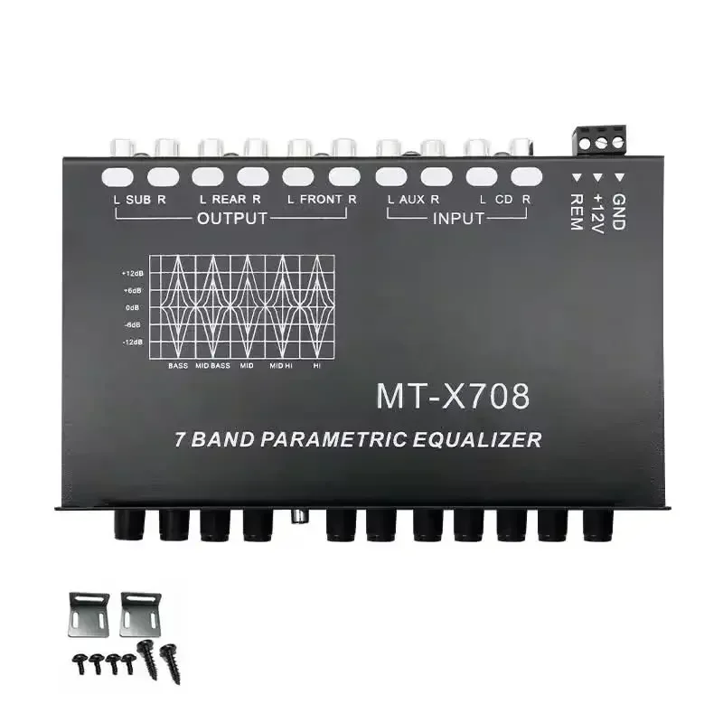 5/7/9 الفرقة سيارة التعادل الصوت EQ ضبط كروس مكبر للصوت المعلمة سيارة المضخم الصوت التعادل +-12dB