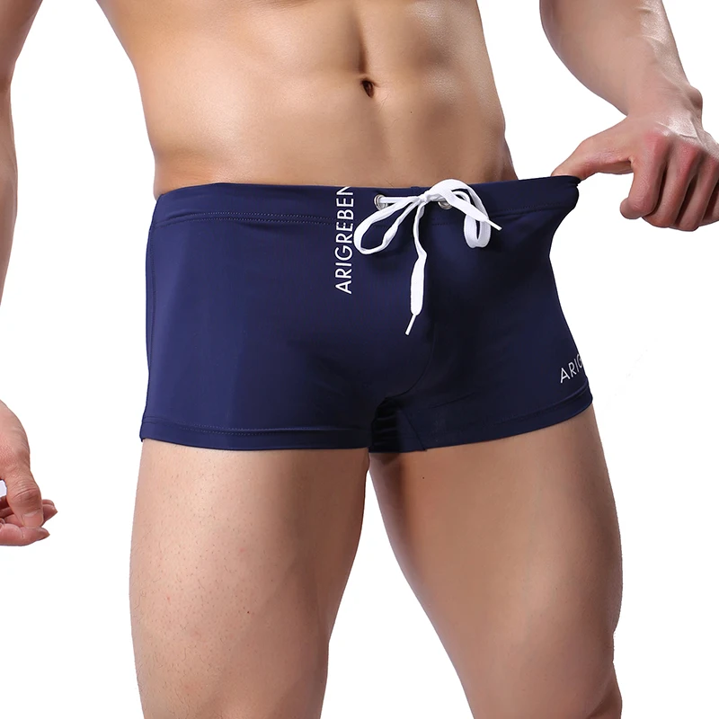 

Men's Sexy Swimming Boxer Swimsuit Summer Beach Bikini Fashion Fetish Beach Breathable Large Pouches Surf Shorts Beachwear