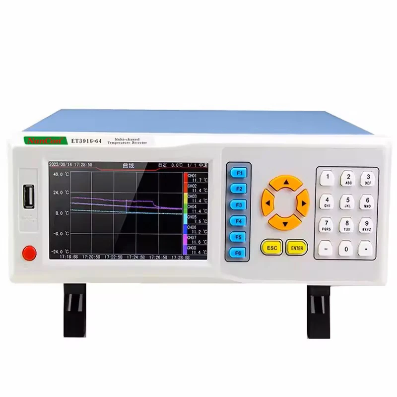 8-Channel ET3916 Touch Screen Data Logger 8GB Storage USB Port High Accuracy IP67 Protection 1 Year Warranty-Multi-Channel