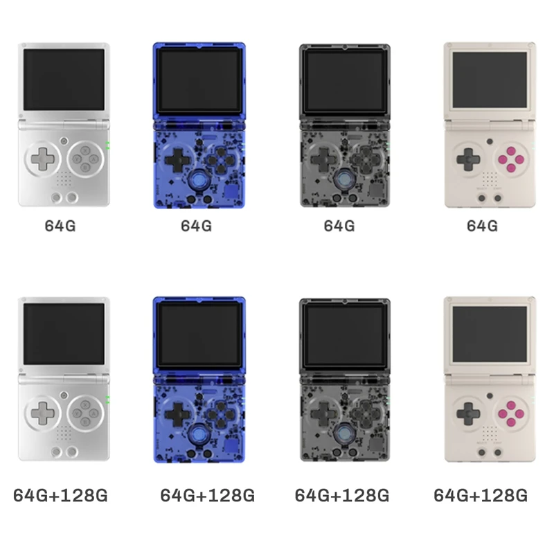 

ZIZI Handheld Game Console For ANBERNIC RG35XXSP Classic Folding Flip Cover Retro Nostalgia Game Console With Storage Bag