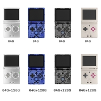 ZIZI Handheld Game Console For ANBERNIC RG35XXSP Classic Folding Flip Cover Retro Nostalgia Game Console With Storage Bag