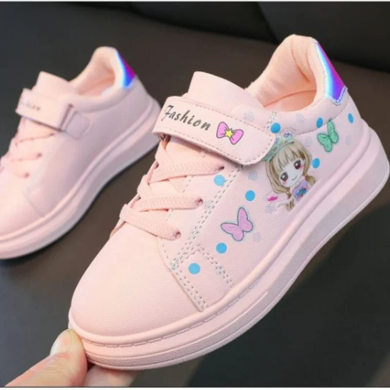 zapatillas Kid Shoe Kid Casual Shoe Spring 2023 New Kid sneakers Shoes Leather Upper Girl Shoe Kid Small White Shoes Board Shoes