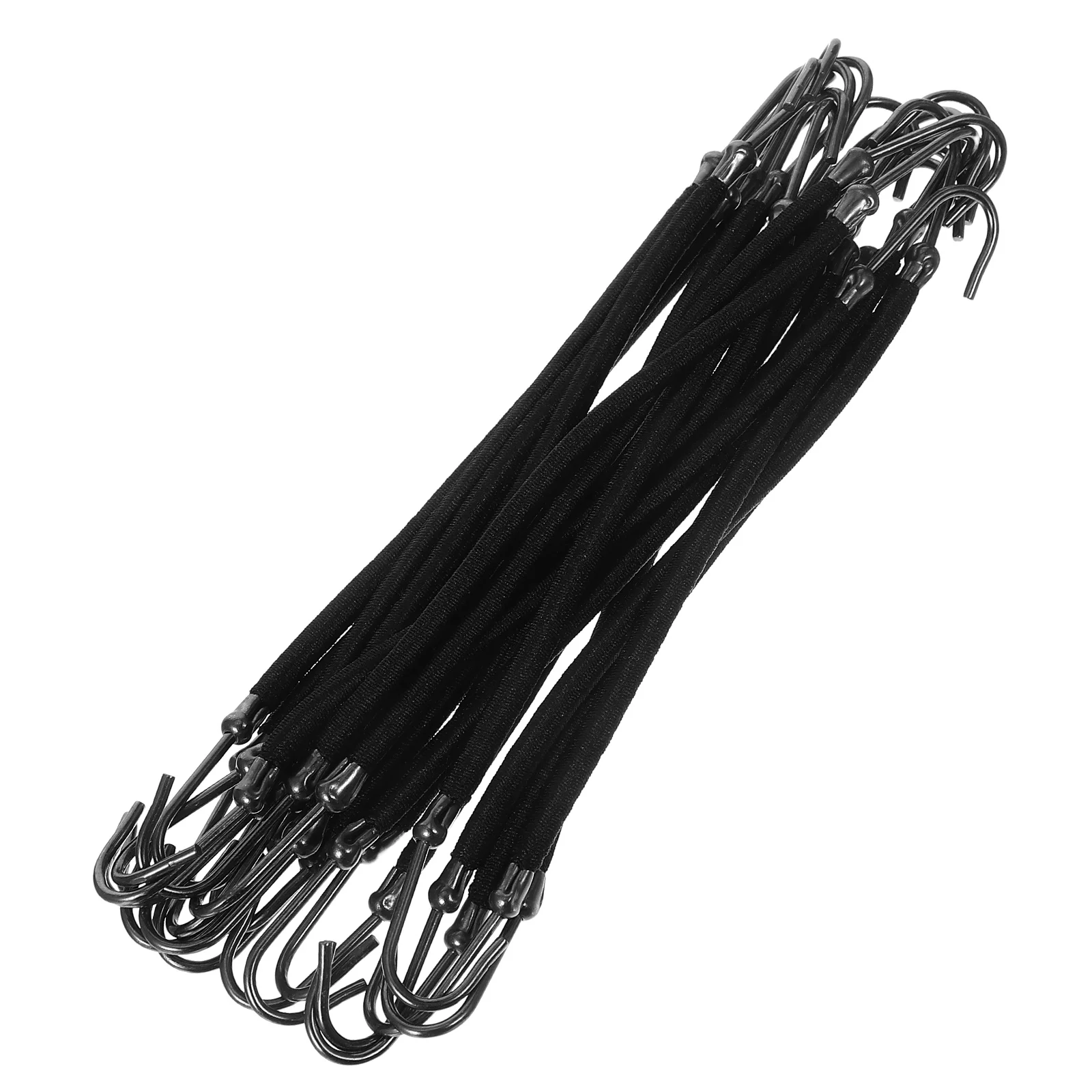 

20 Pcs Ponytail Hooks Hair Accessories for Styling Thick Hair Elastic Bands Black Clips