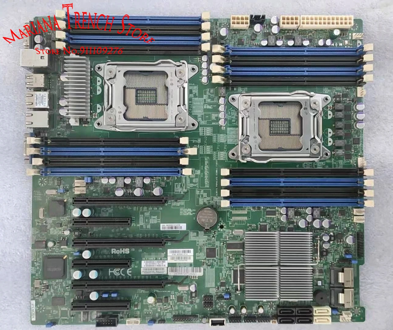 X9DR3-F for Supermicro Motherboard LGA2011 E5-2600 V1/ V2 Family ECC DDR3 8x SAS Ports From C606