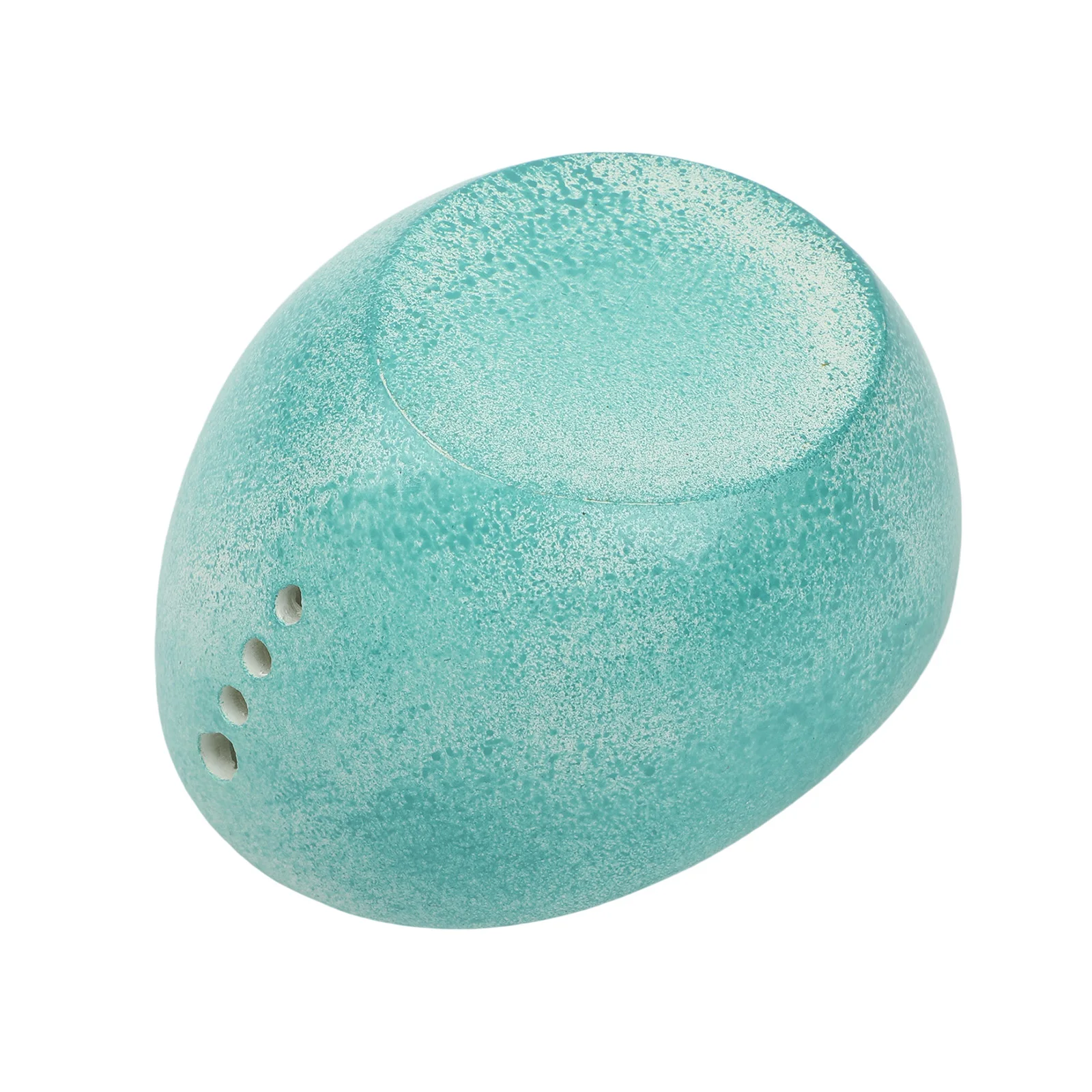 Blue Herb Stripper Bowl Kale Stripper Multiple Hole Sizes Round Hole Openings Easy To Clean For Kale For Leafy Herbs