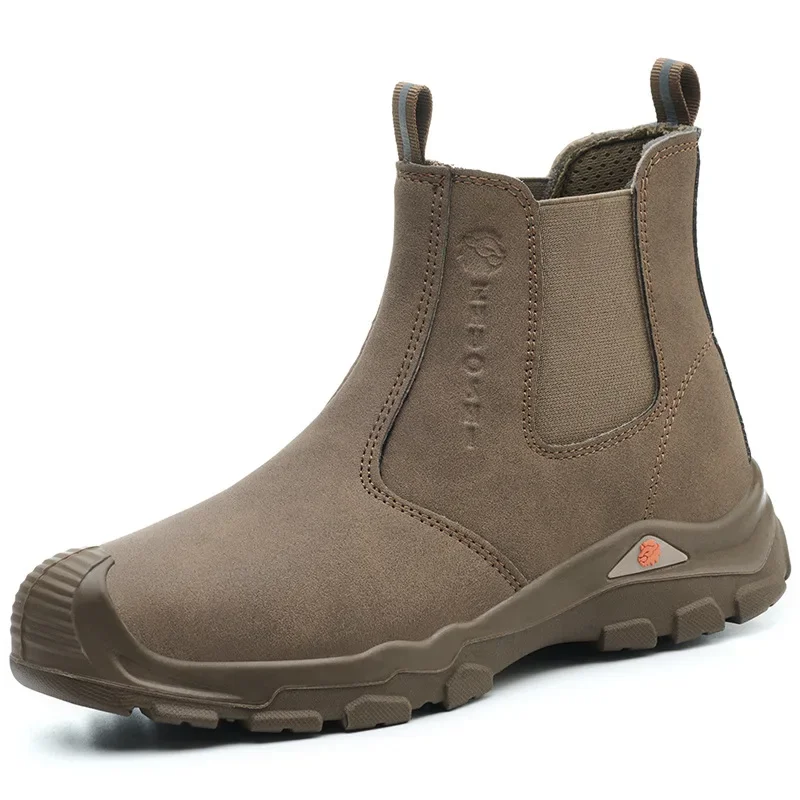 Labor Insurance Shoes Anti-smashing  Steel Baotou Safety Protection Shoes Construction Site Fire Flower Anti-splashing