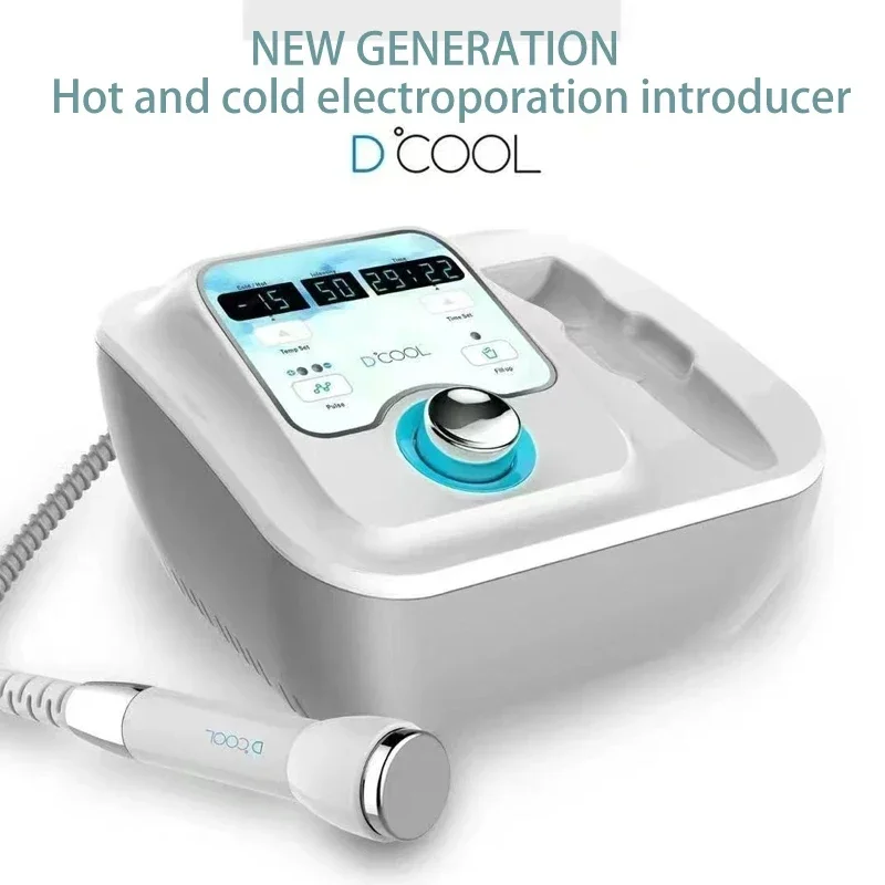 2024 New Dcool Skin Tightening Machine Portable Cool Hot EMS For Facial Electric Massager Slimming Beauty Device Health Care SPA