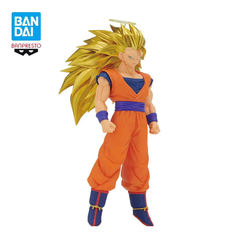 

Оригинальный BANDAI Banpresto BOS SP20 Dragon Ball Son Goku Super Saiyan 3, ПВХ аниме-фигурка, фигурки героев, модель игрушки, Рождественский подарок