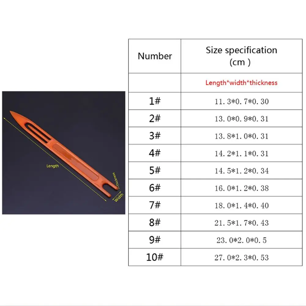 Random Color Durable Plastic Rustproof Accessories Weaving Fishing Netting Needle Equipment Line Shuttles Mending Repair Net