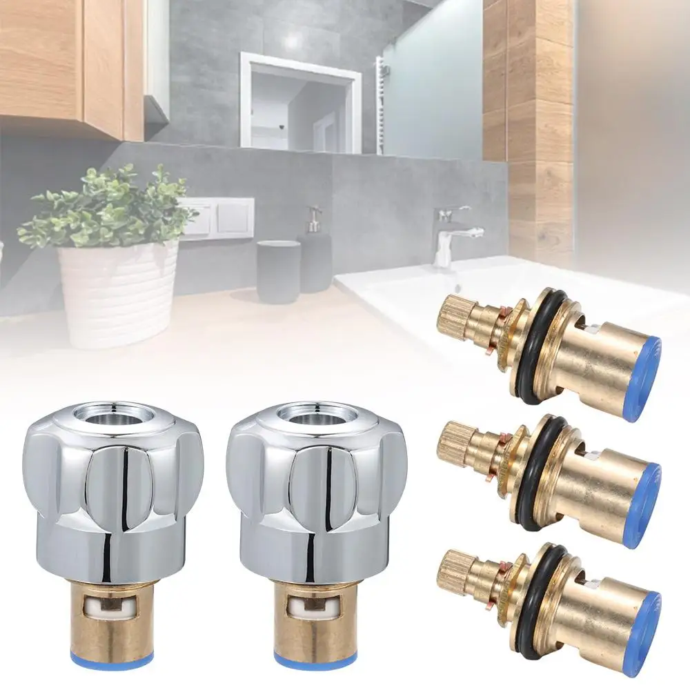 

1Pcs Quick Opening Faucet Repair Accessories Copper Switch Handle Faucet Valve Core Bathroom Fittings Easy Installation