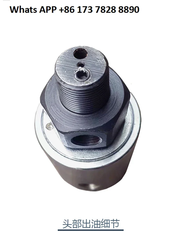 Hydraulic rotary joint uncoiler rotary cylinder 6 points two-way thread type tail oil inlet