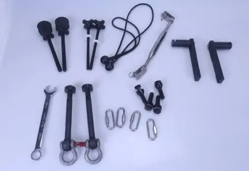 قطعة واحدة من هزازات مع مسامير العين وصامولة قرصة لرافعة الكاميرا المثلثة جيمي جيب