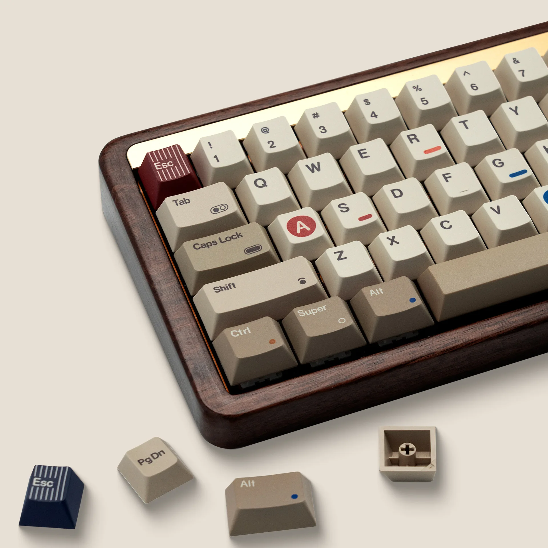 Tribute to the classic GAME original height PBT five-sided sublimation thickened keycap 133 keys