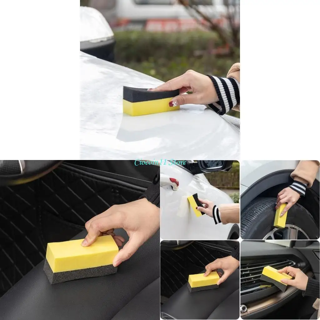 

Y1UB EVA Applayant Pads, губка EVA, губка автомобильной стирки и чистящие прокладки, идеально подходящие для легкого воска,