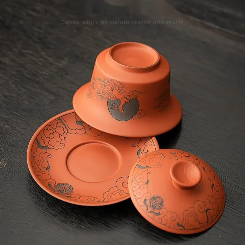 HighEnd Yixing Tea Purple Sand Teapot Infusers Luxurious Business Gift Traditional Tea Ceremony Accessories for Tea Enthusiasts