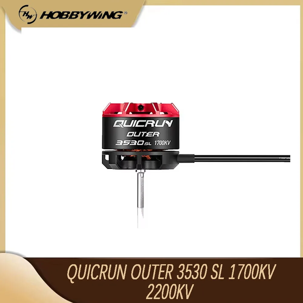 

HobbyWing QuicRun Outer 3530 SL 1700KV 2200KV Бессенсорный бесщеточный двигатель для радиоуправляемого автомобиля 1/10 1/12