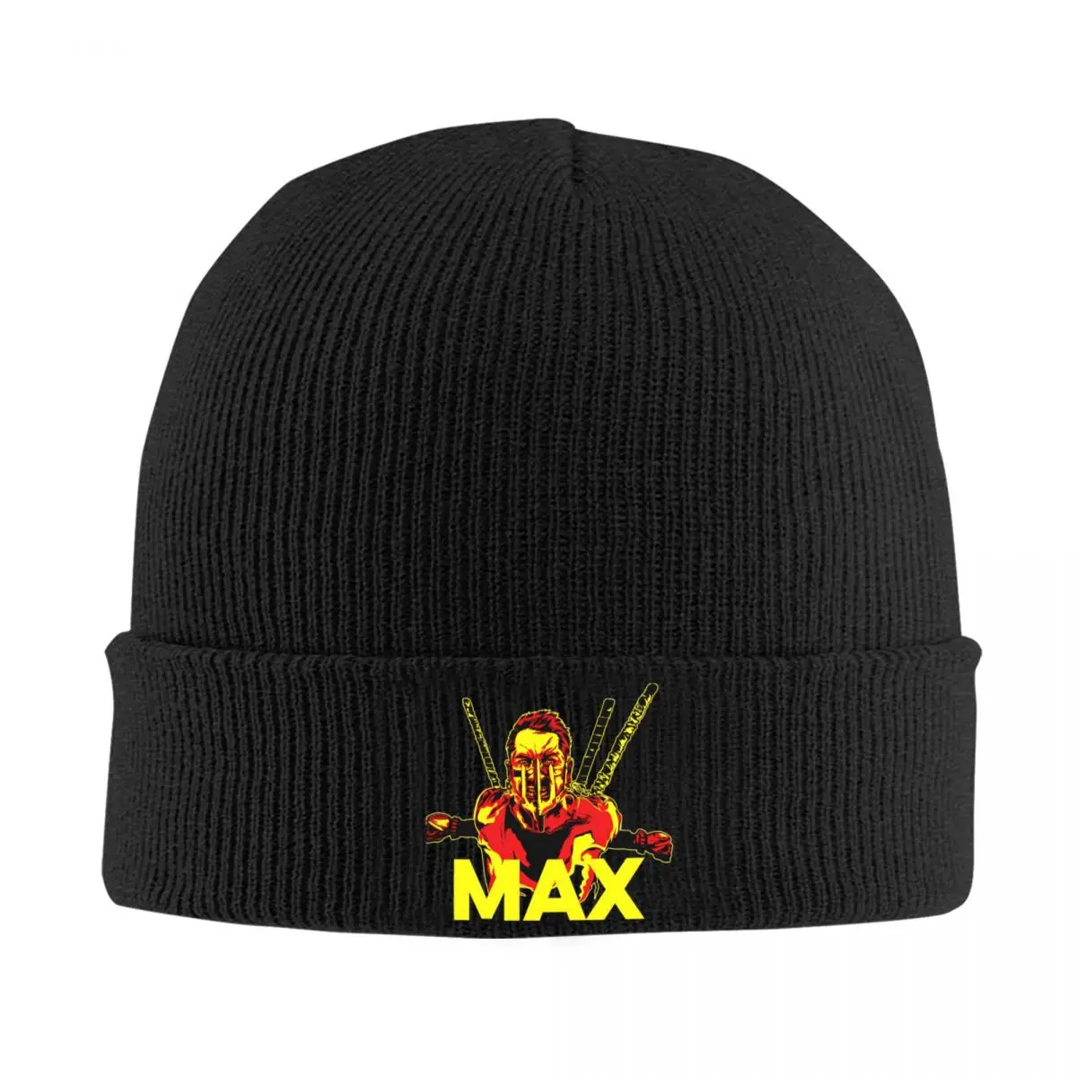 Mad Max Hat Autumn Winter Beanie Street Road Warrior 80s Movie Apocalyptic Caps Unisex Knitted Hat