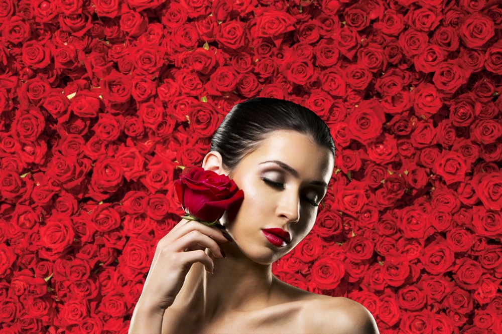 Blumen-Blumen-Wand-Hochzeitshintergrund für Fotografie, Braut, Babyparty, Geburtstag, Mariage, Zeremonie, Hintergrund, Dekor, Fotostudio