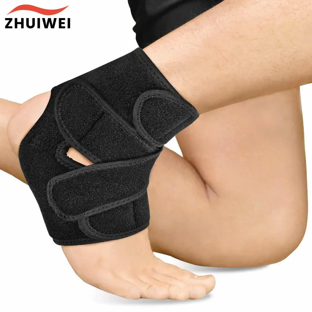 Safety Ankle Support Gym Running Protection Black Foot Bandage Elastic Ankle Brace Band Guard Sport Tobilleras Deportivas