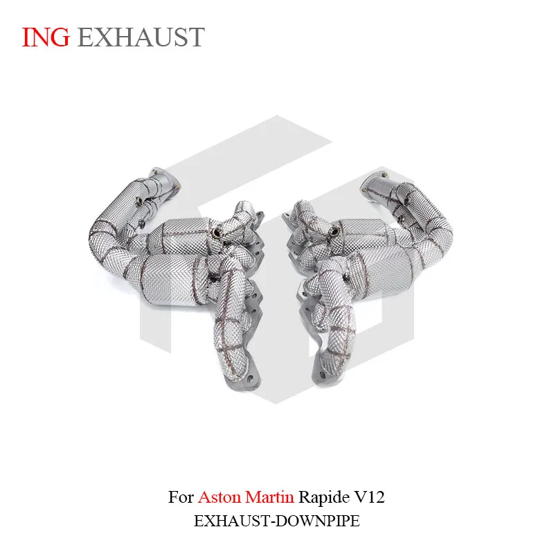 

For Grade Aston Martin Rapide V12 ING Manifold Auto Heat Shield Performance Exhaust System With catalysis