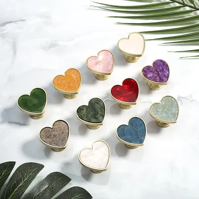 Beicai Handles Drawer Cabinet Furniture Kitchen Handles For Cabinet Knob Door Drawer Furniture Kitchen Knob Love Shaped