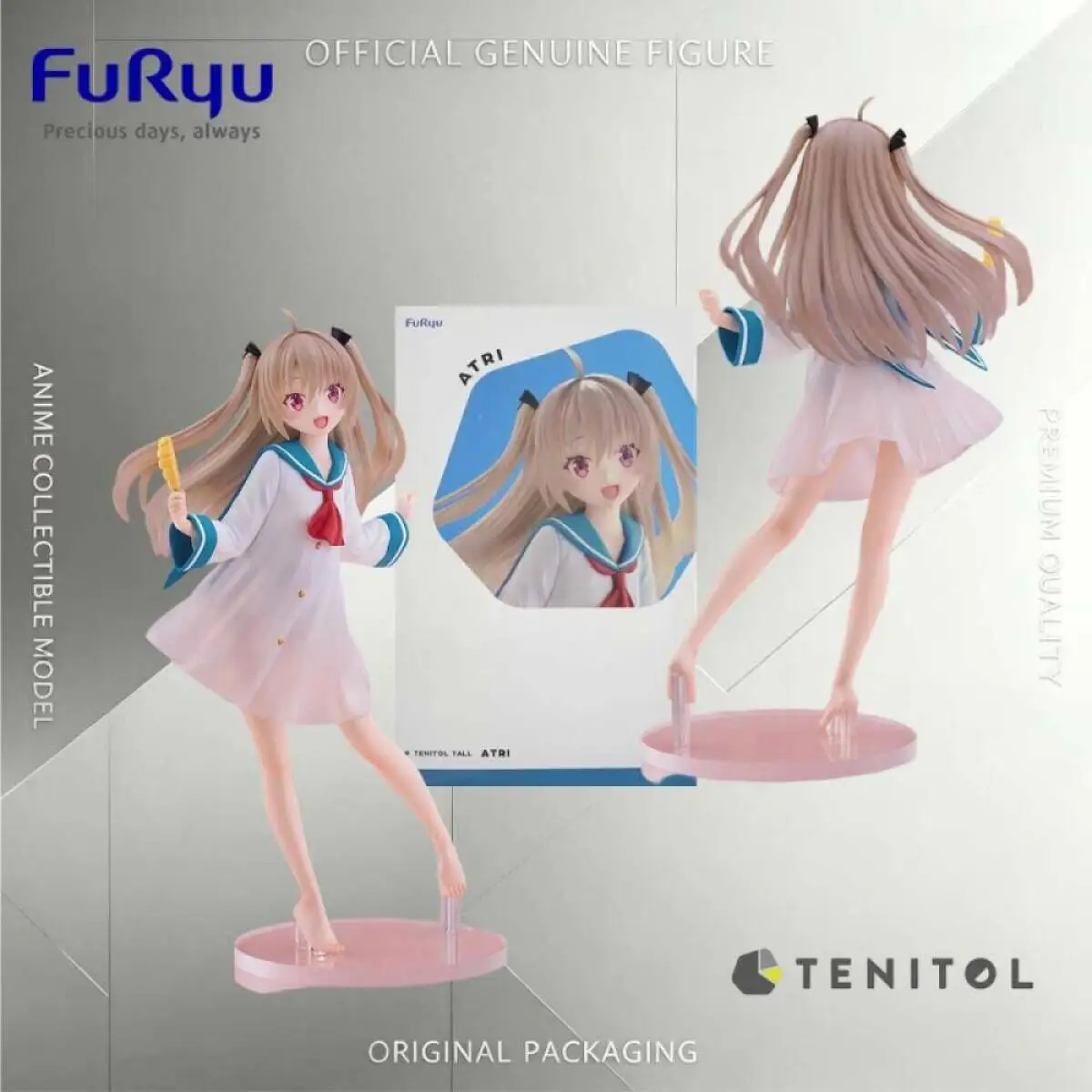 Original Genuine Furyu Tenitol Atri -My Dear Moments Atri Figure Anime Collectible