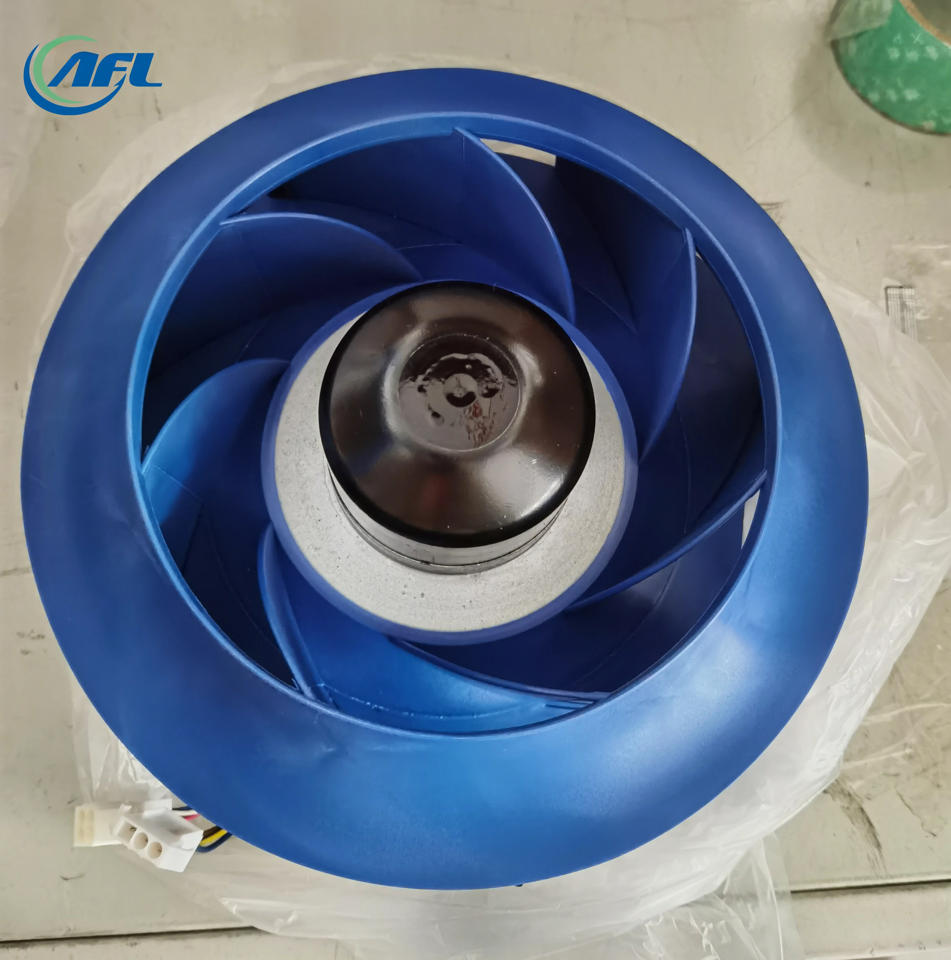 AFL 225mm 220V AC/EC PA66 Factory supply  Impeller High speed backward curved single inlet centrifugal fan for HVAC system