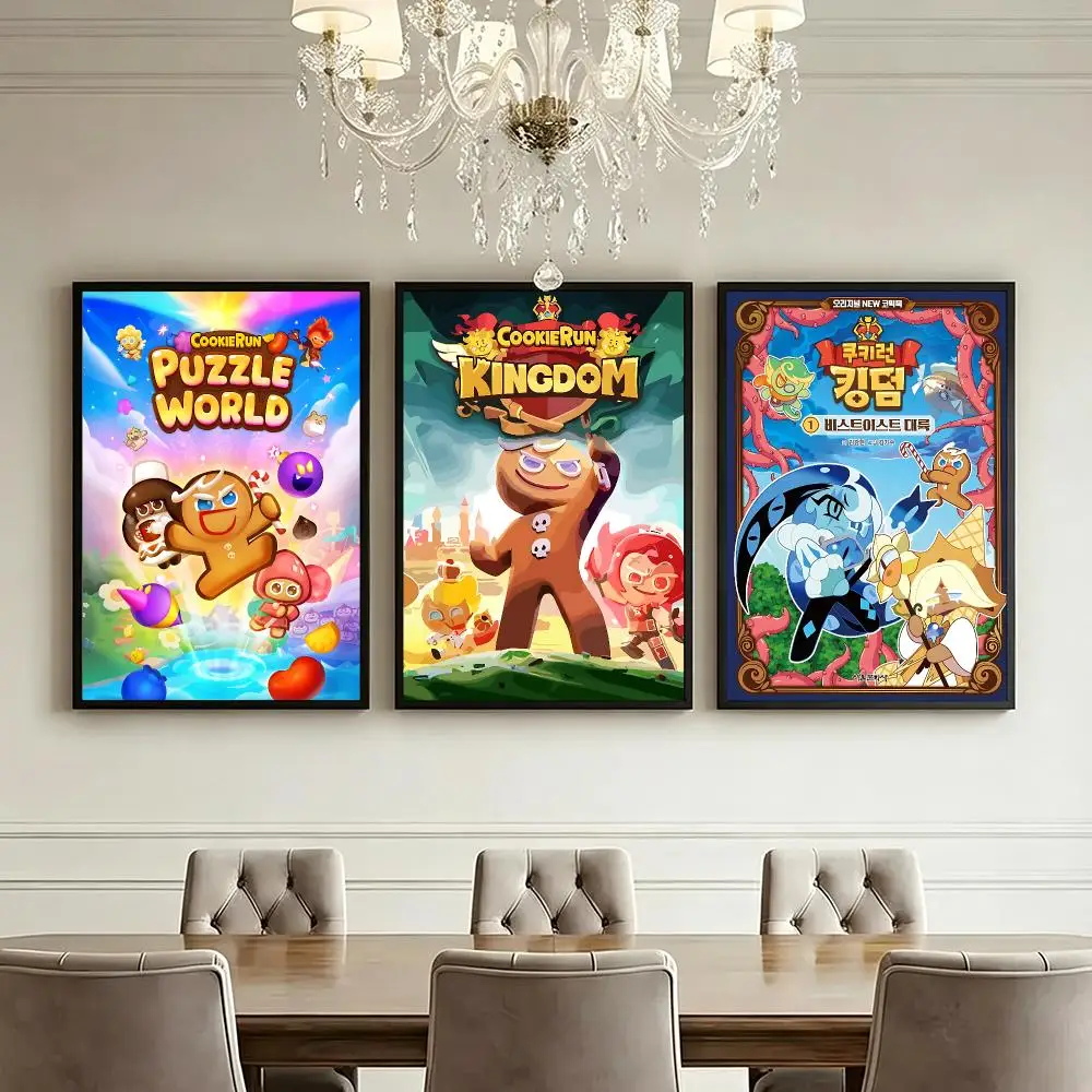 game Cookie Run Kingdom Poster HD Poster High End Luxury Home Decor for Living Room Bedroom Corridor and Gift Giving