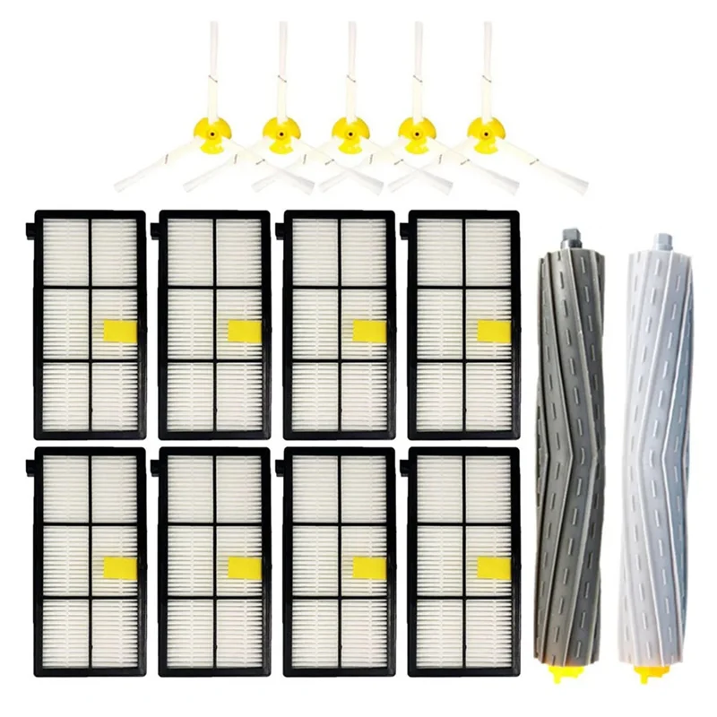 B58B-Hepa Filter Main Side Brushes For Irobot Roomba 800 805 806 850 860 864 865 866 870 871 875 880 885 960 964