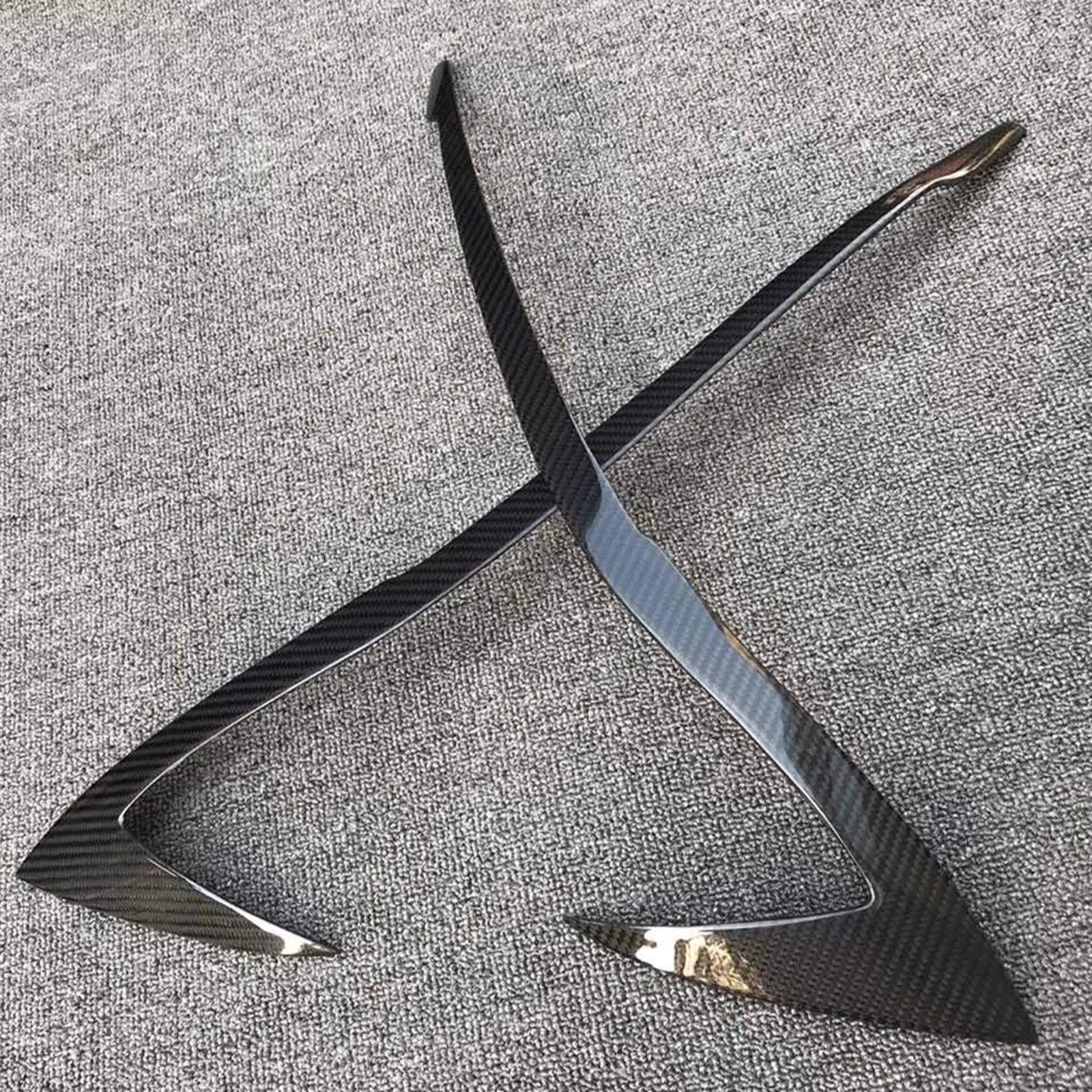 

2 шт., накладка на брови для фар, накладка на переднюю лампу, декоративная крышка для век для BMW 3 серии 325li 330d 335 G20 G28 2019-2021