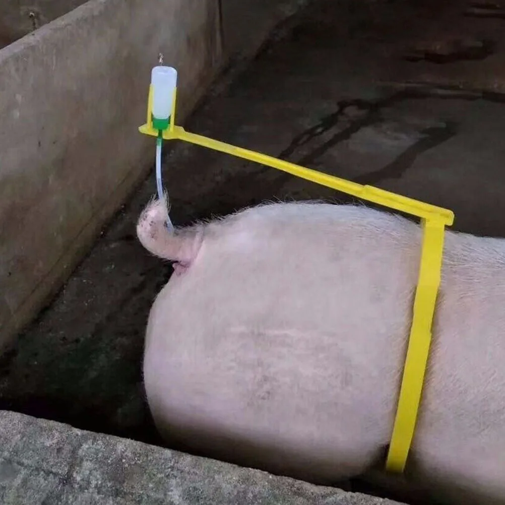 

Farm Clip for Pig Strong Toughness High Strength Support Easy to Use with Inseminating Bag Home Artificial