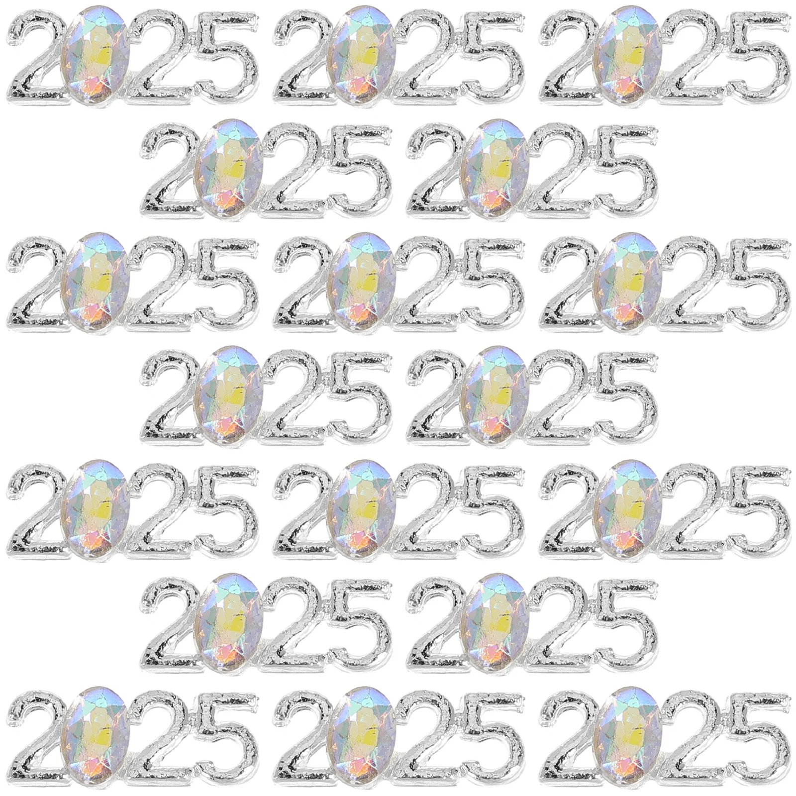 

30pcs 3D Metal Alloy Charms 2025 Shiny Crystal Nail Gems For Acrylic Nails Diy Nail Art Supplies Rhinestones Decorations Women