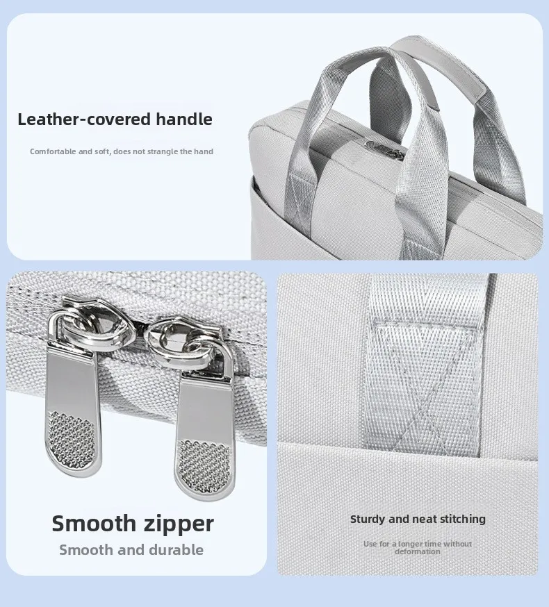 حقيبة أعمال للرجال والنساء عبر الحدود حقيبة كمبيوتر محمول بسيطة جديدة ذات سعة كبيرة #4