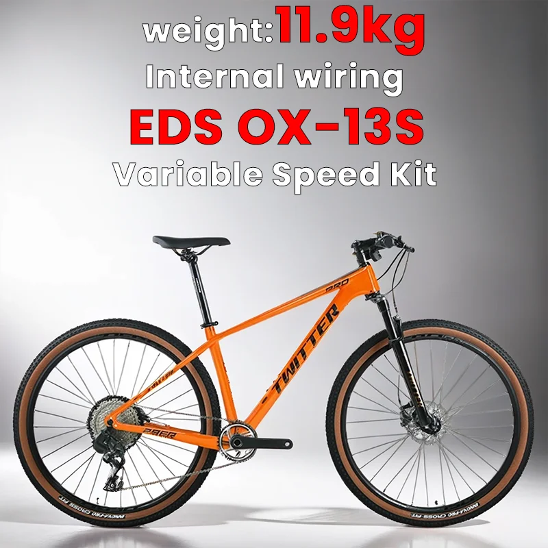 

27.5/29inch Cheap Carbon Fiber frame Mountain bike Hydraulic disc brake DEORE12S LTWOO30S variable speed off-road Bicycle aldult