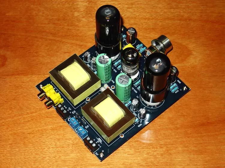 

4w + 4w ( 8 Ohms ) 6n1 / 6n2 + 6p6p Tube Single-ended Class A Fever Class Tube Amplifier Board