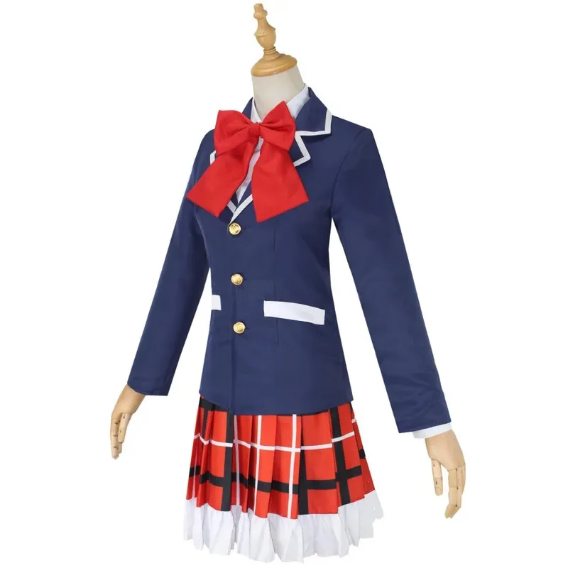 أنيمي الحب Chunibyo الأوهام الأخرى تاكاناشي ريكا ديكوموري ساناي تأثيري حلي شعر مستعار الكبار امرأة التنانير موحدة دعوى هالوين