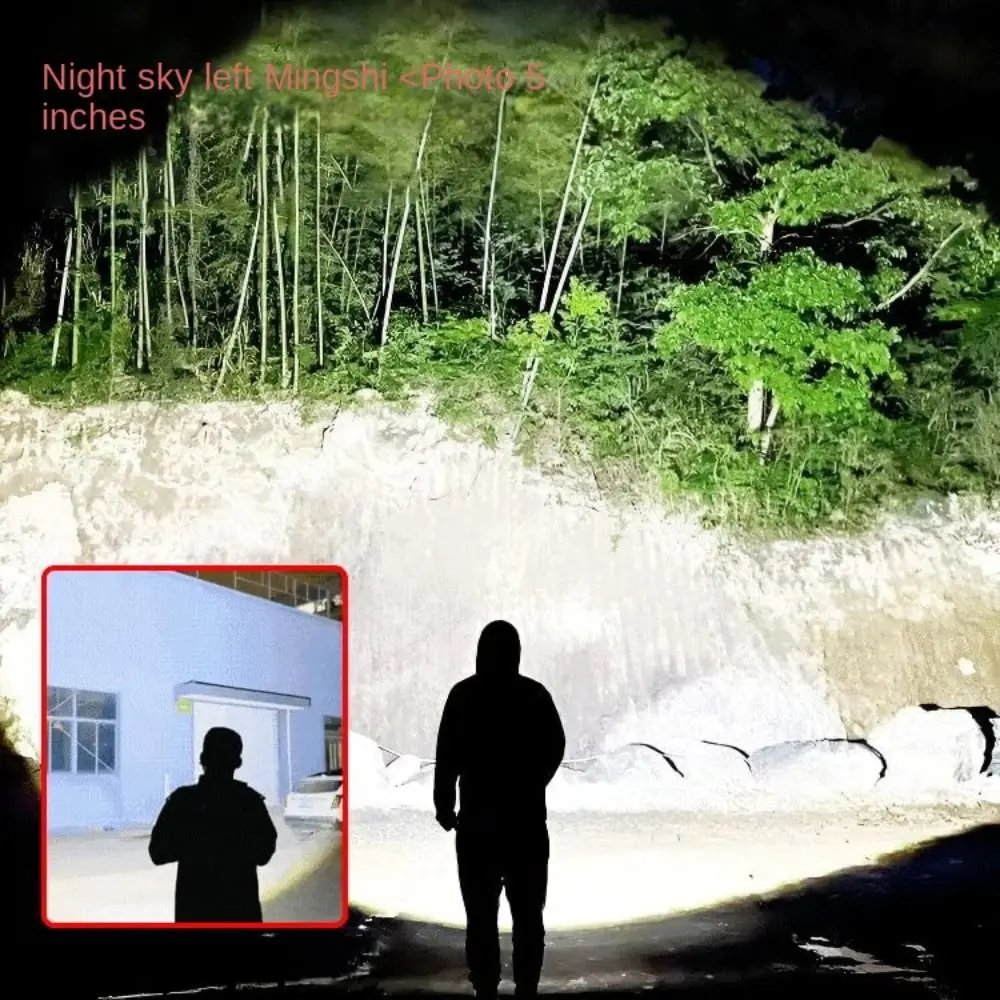 5 Gear Mini Flashlight New Super Strong Illumination Front Lighting Flashlight Thumb Flashlight ABS Handheld Flashlight