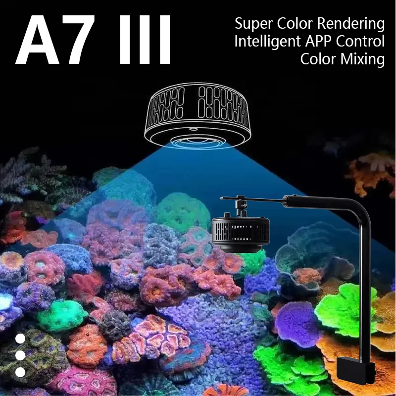 

100W Full Spectrum Led Light App Control Seawater Coral Light Aquarium Lighting Lamp Fishbowl Simulated Sunrise and Sunset Lamp