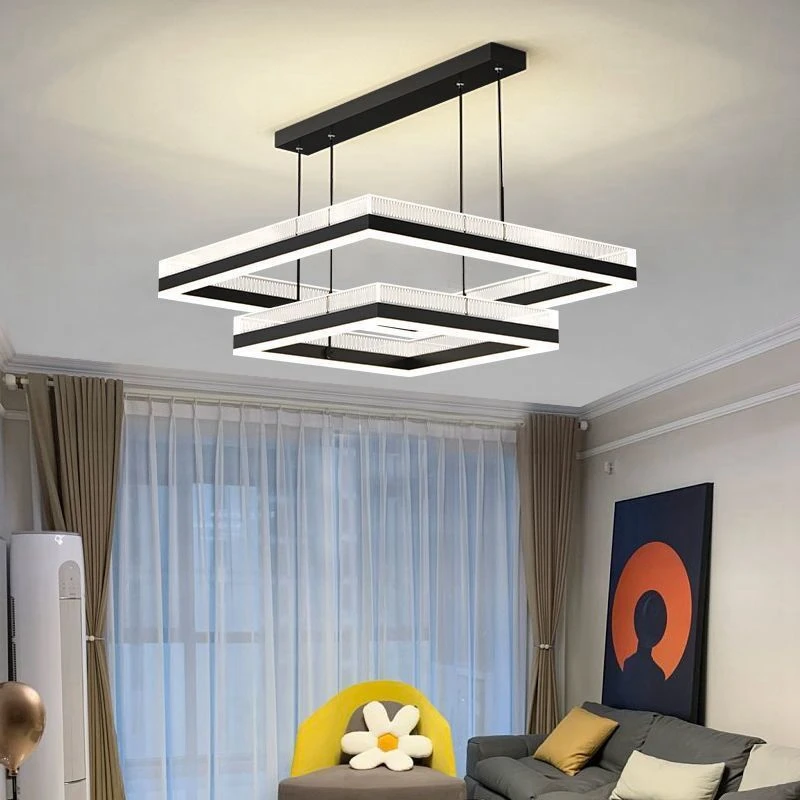 2023 New Modern Living Room Chandelier Bedroom Restaurant Ceiling Lamp Originality Intelligent LED Indoor Decorate Luminaire