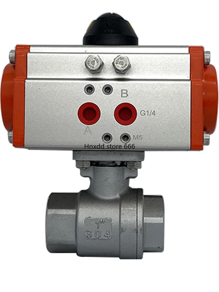 Q611F-16P Pneumatic two-piece ball valve