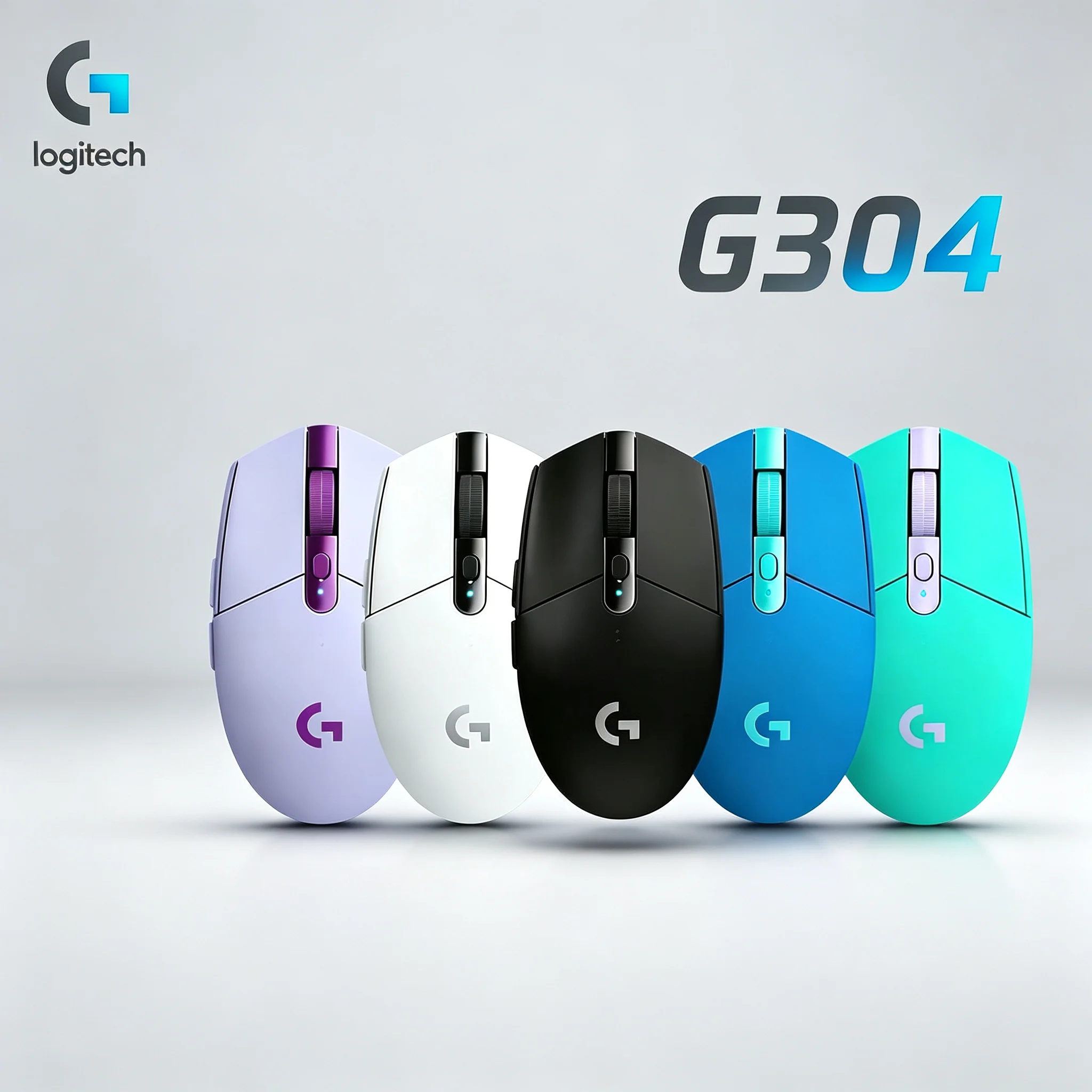 Logitech G304 Wireless Gaming Mouse Wide Compatibility For Windows Mac OS Portable Light‑Weight Mice For Game Players