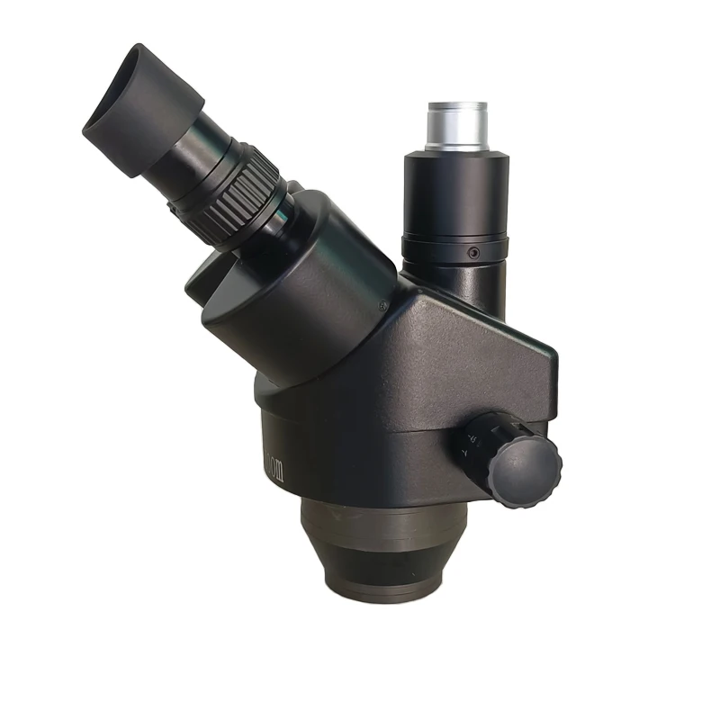 Table de Zoom trinoculaire stéréo 7X-45X 3,5 x-90x, Microscope WF20X 0,5x2,0 x, lentille d\'objectif auxiliaire, soudage de bijoux PCB