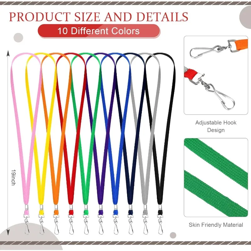 1000 حزمة من اسهم السائبة لحامل شارات اسم الهوية اسهم مسطحة مع مشبك خطاف دوار لملحقات المدارس المكتبية متعددة الألوان