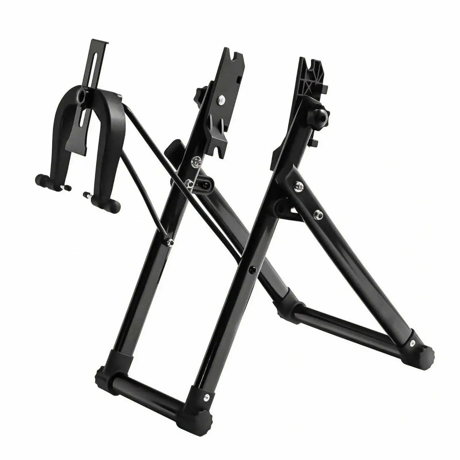 Bike Wheel Truing Stand Aluminum Alloy Foldable Wheel Truing Stand Anti-Rust
